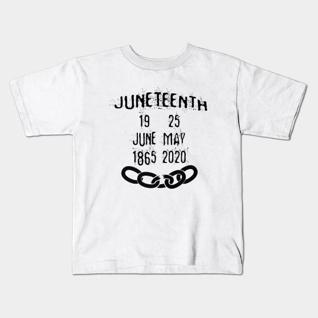 Juneteenth 19 June 1865 Kids T-Shirt by GloriaArts⭐⭐⭐⭐⭐